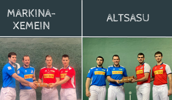 Markina-Xemein, el sábado, y Alsasua el domingo acogen el Campeonato Parejas este fin de semana