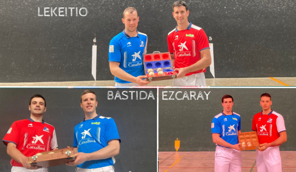 Lekeitio, Labastida y Ezcaray han acogido esta tarde las elecciones de material de 1/8 del Campeonato Manomanista